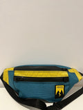 Fanny pack - Ronyonera Teal blue and yellow
