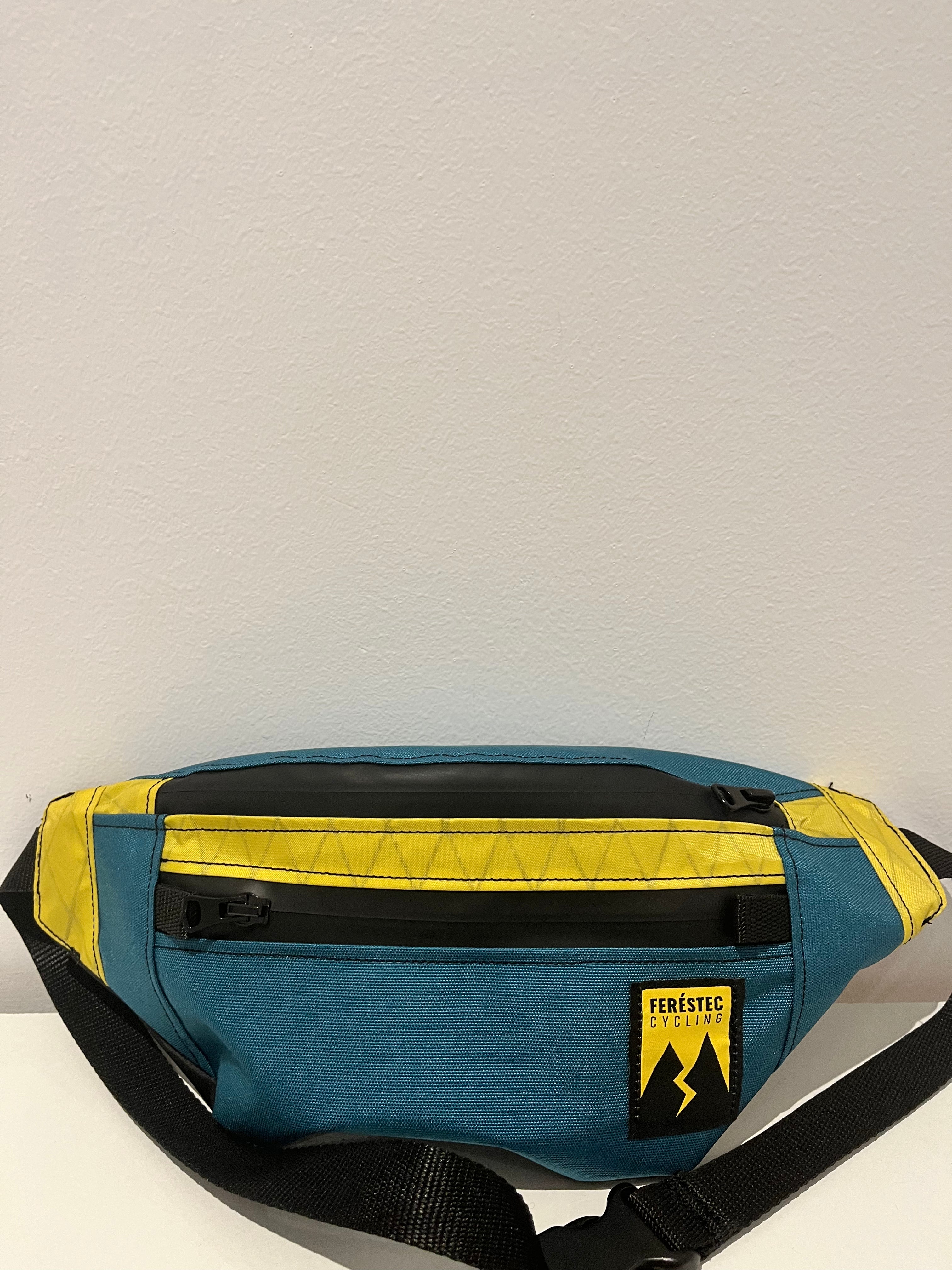 Fanny pack - Ronyonera Teal blue and yellow