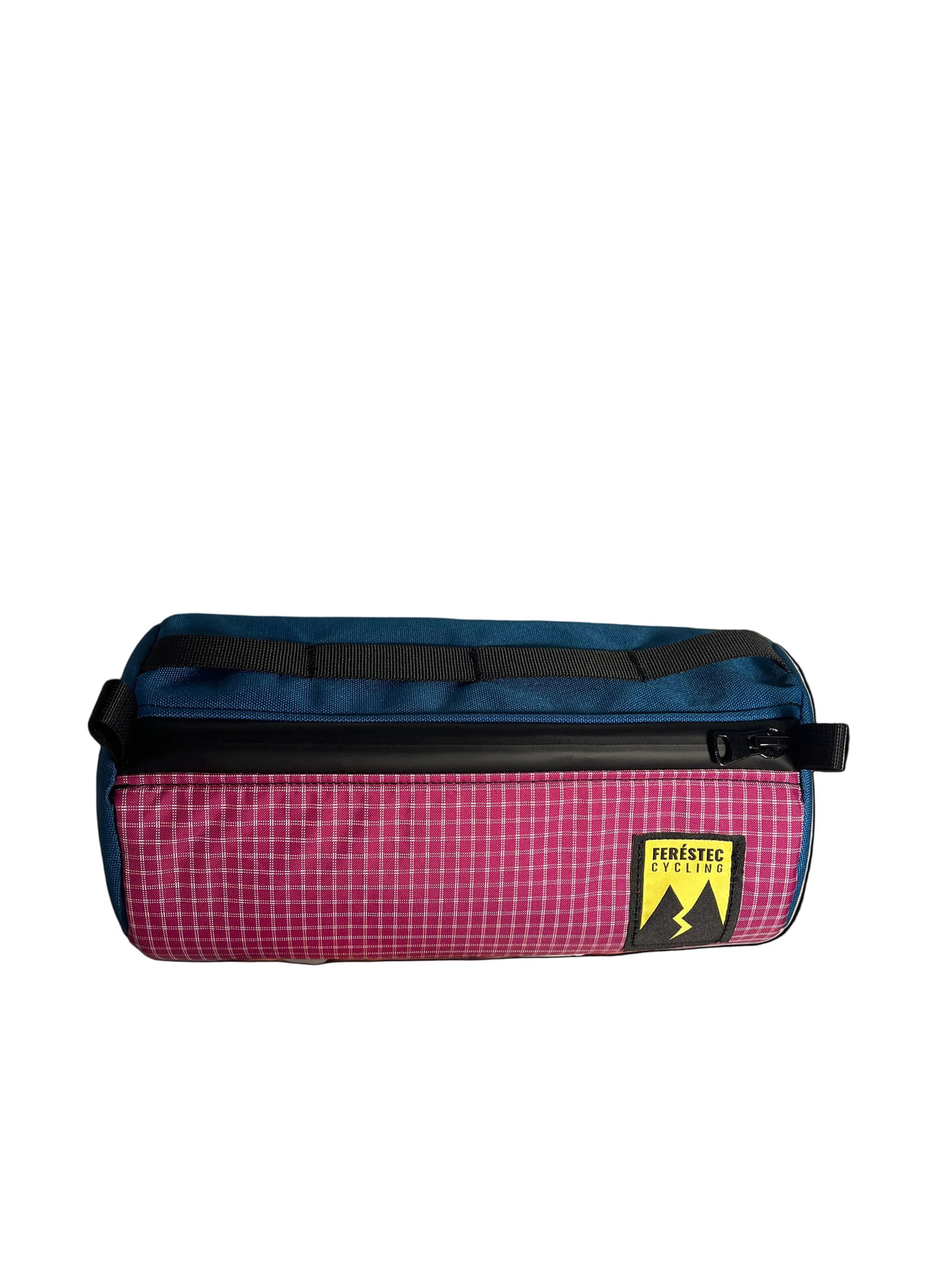 Handlebar bag Very Berry and Petrol Blue