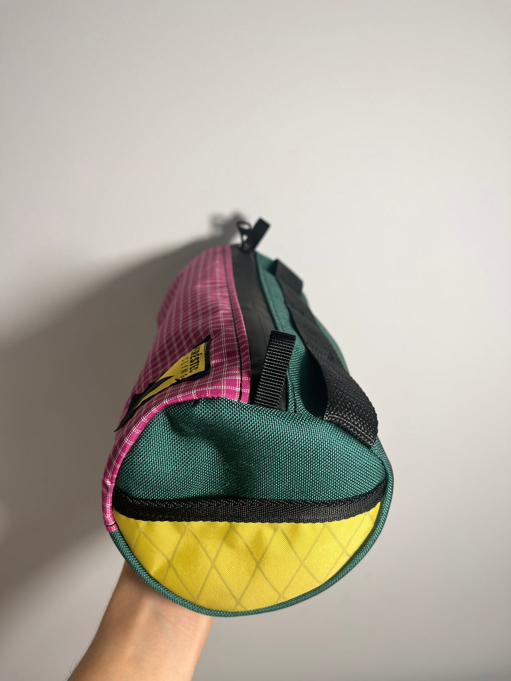 Handlebar bag - Very Berry and Green bottle